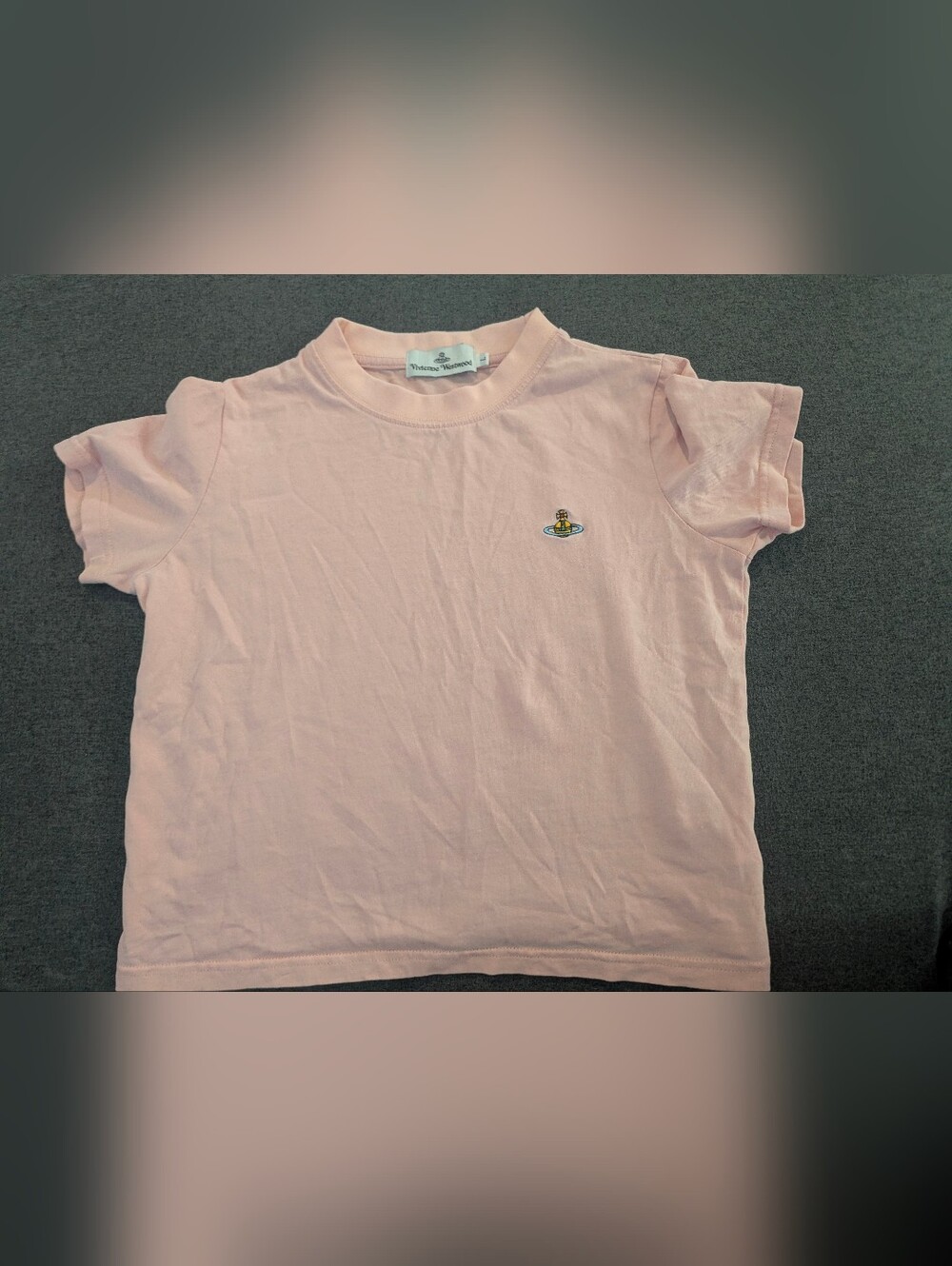 Vivienne Westwood Blush Pink Logo Boxy T-Shirt